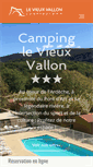 Mobile Screenshot of campingvieuxvallon.com